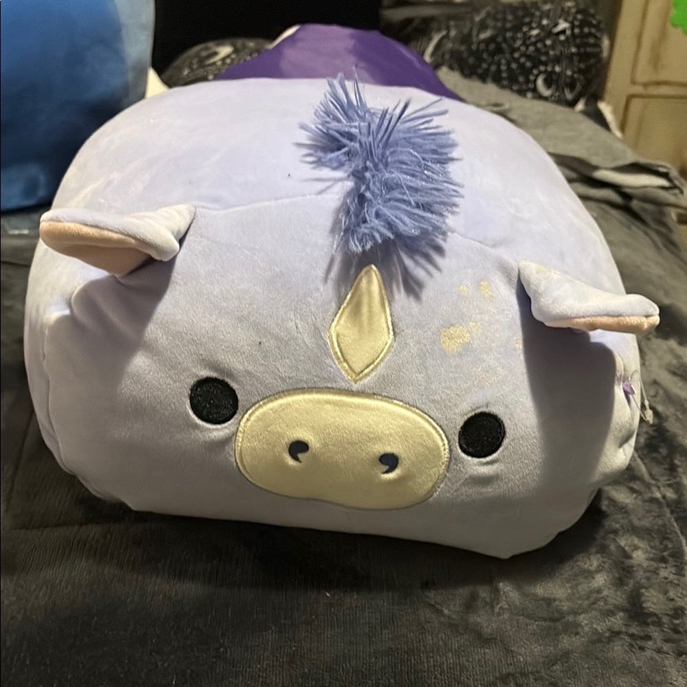 Squishmallows Purple and Cream Unicorn Plush